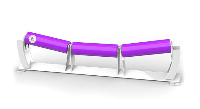 Adjusted Carrier Trough Transition Idlers